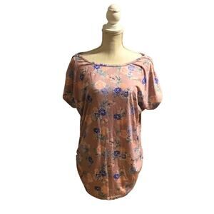 Audrey Lane Floral Print Top